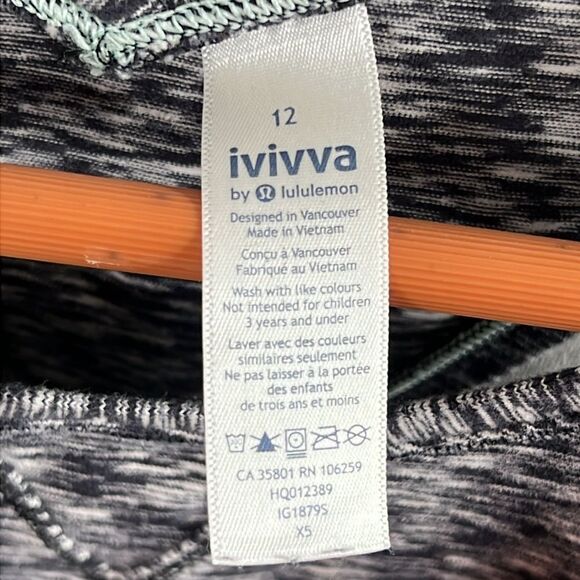 IVIVVA By Lululemon Girls Top Size 12 Black Tank Casual Athletic EUC - Picture 2 of 6